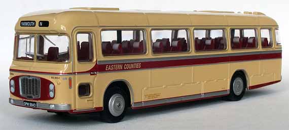 Eastern Counties Bristol RELH6G ECW coach.